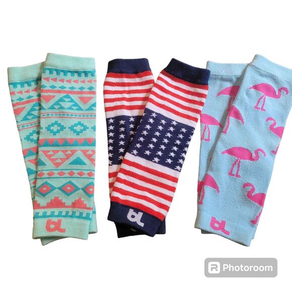 3 Pairs of Girl's Baby Leggings - Picture 1 of 2